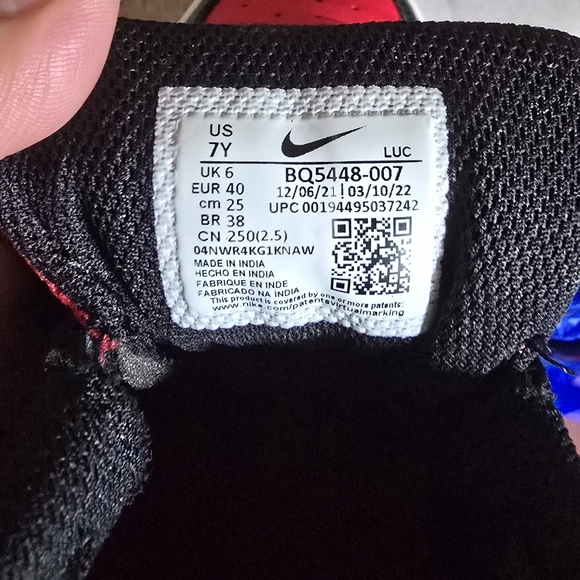 Big Kid Nike Court Borough Low 2 size 7Y - Picture 7 of 7